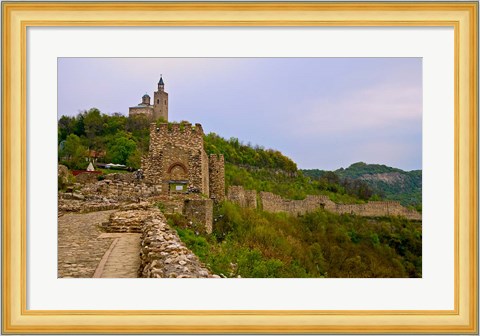 Framed Tzarevetz Fortress, Bulgaria Print