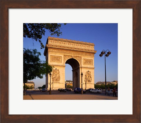 Framed Arc de Triomphe, Paris, France Print