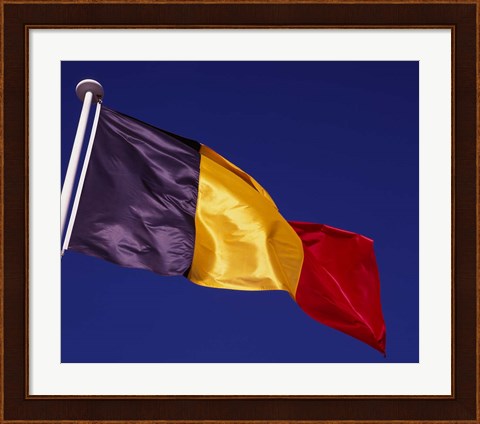Framed Belgian Flag Print