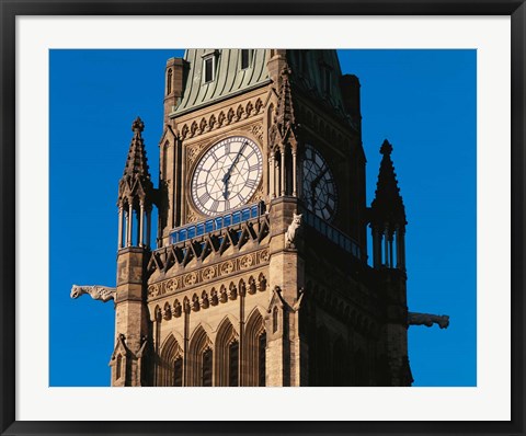 Framed Peace Tower, Ontario, Canada Print