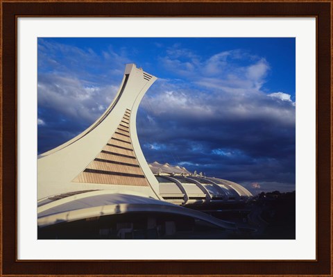 Framed Olympic Stadium in Canada Print