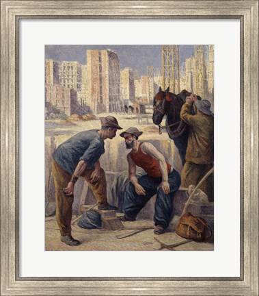 Framed Diggers, 1908-1912 Print