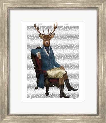 Framed Distinguished Deer Full Print