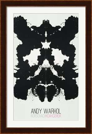 Framed Rorschach, 1984 Print