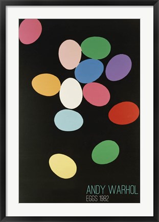 Framed Eggs, 1982 (multi) Print