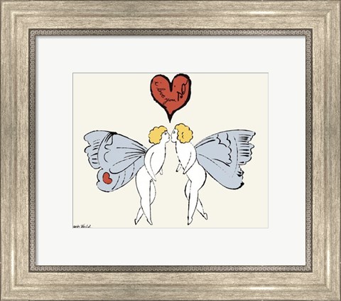 Framed I Love You So, c. 1958 (angel) Print