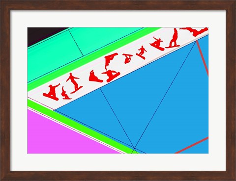 Framed Flying Boards Print