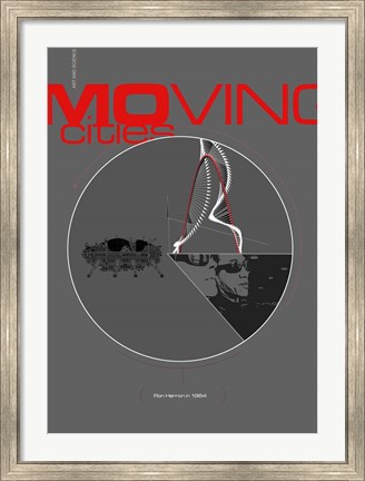 Framed Moving Cities Print