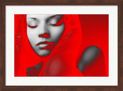 Framed Red Beauty Print