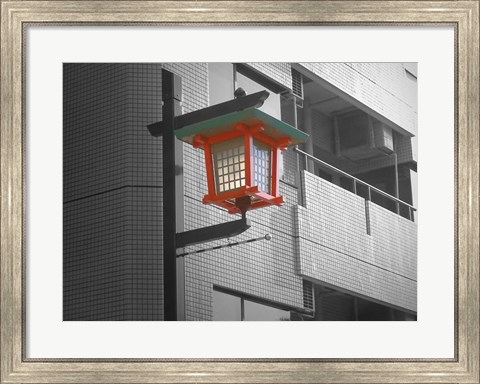Framed Tokyo Street Light Print