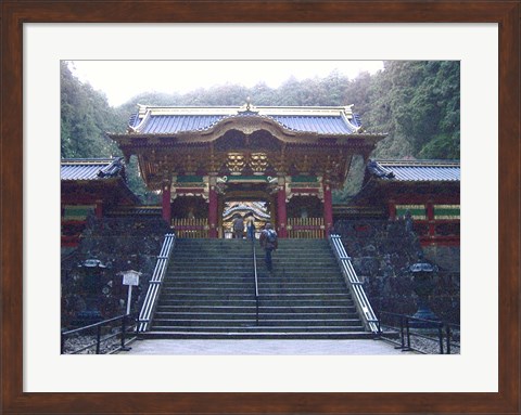 Framed Temple Entrance Print