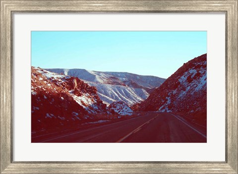 Framed Death Valley Road Print