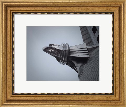 Framed Chrysler Building Detail Print