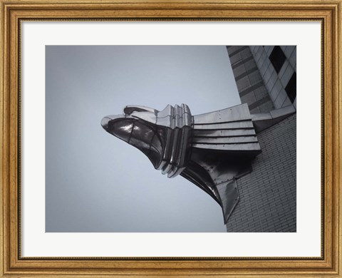 Framed Chrysler Building Detail Print