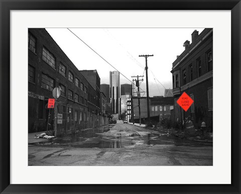 Framed Road To Gm Headquarters Print