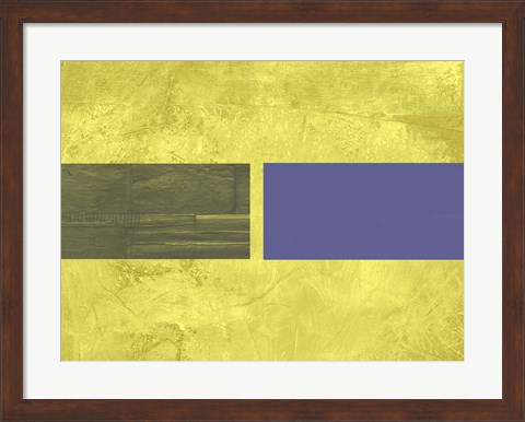 Framed Yellow Mist 3 Print