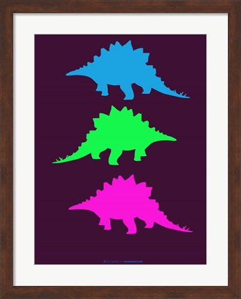 Framed Dinosaur Family 9 Print