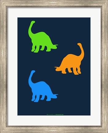 Framed Dinosaur Family 18 Print