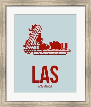 Framed LAS  Las Vegas 3 Print