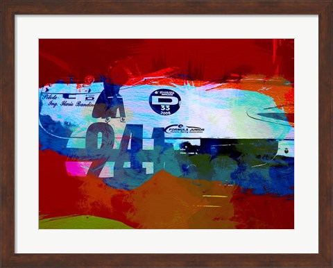 Framed Laguna Seca Racing Cars 1 Print