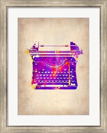 Framed Vintage Typewriter 1 Print