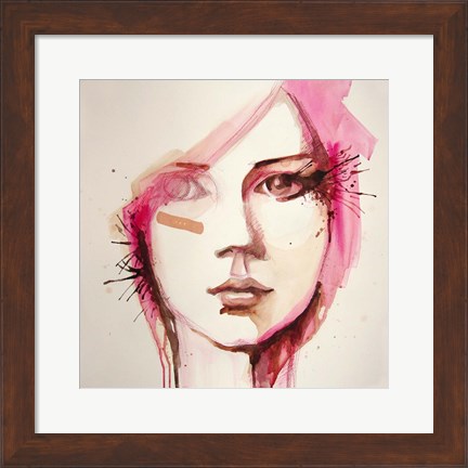 Framed Pink Lana Print