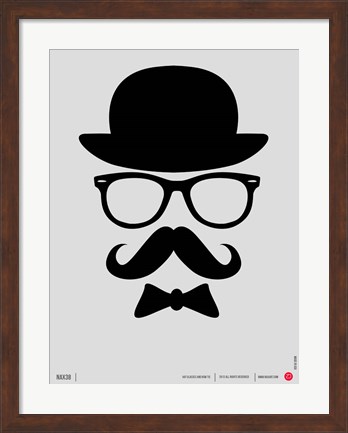 Framed Hats Glasses and Mustache 1 Print