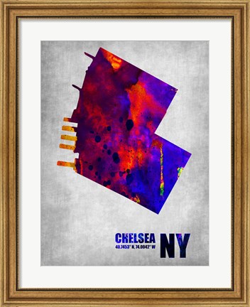 Framed Chelsea New York Print