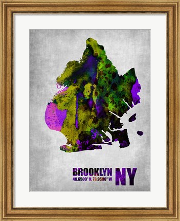 Framed Brooklyn New York Print