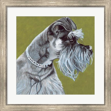 Framed Dlynn&#39;s Dogs - Zoee Print