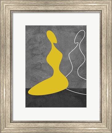 Framed Yellow Girl Print