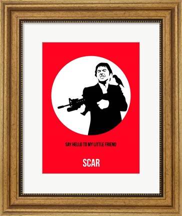 Framed Scar 2 Print