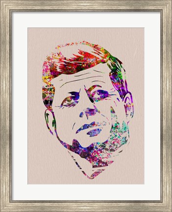 Framed Kennedy Watercolor Print