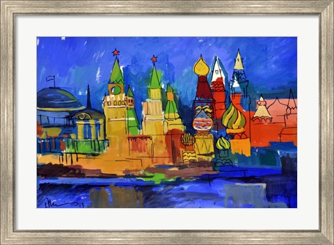 Framed Moscow Print