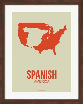Framed Spanish America 2 Print