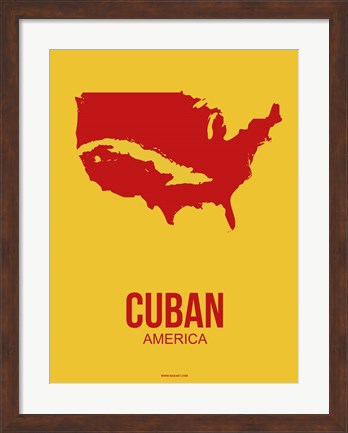 Framed Cuban America 1 Print
