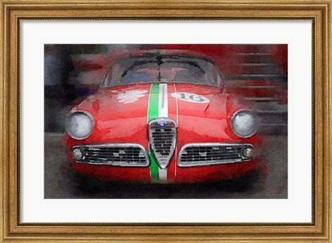 Framed 1959 Alfa Romeo Giulietta Print