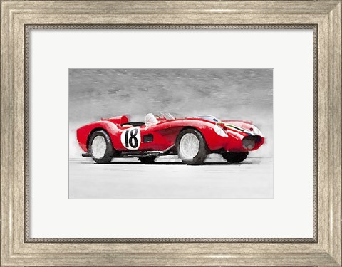 Framed 1957 Ferrari Testarossa Print