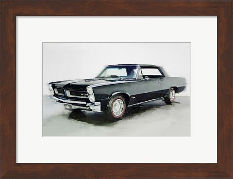 Framed 1966 Pontiac GTO Print