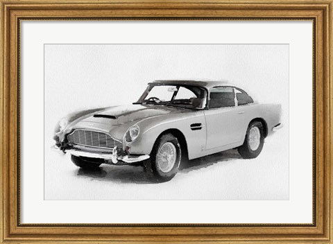 Framed 1964 Aston Martin DB5 Print