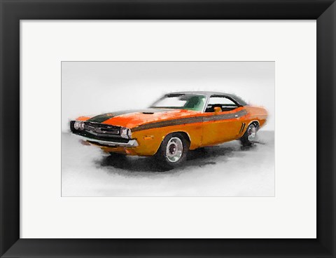 Framed 1968 Dodge Challenger Print