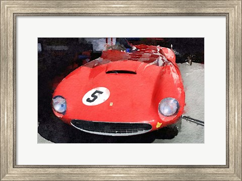 Framed 1962 Ferrari in the Pits Print