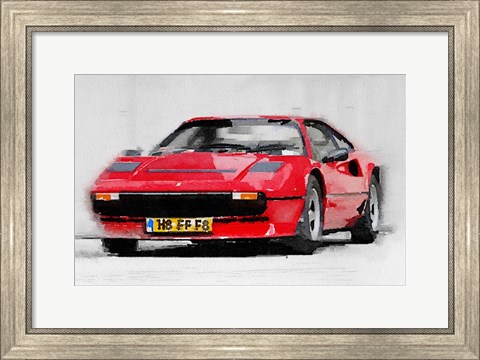 Framed Ferrari 208 GTB Turbo Print