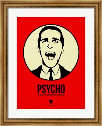 Framed Psycho 1 Print