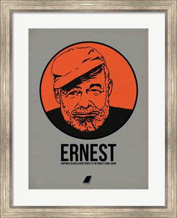 Framed Ernest 1 Print