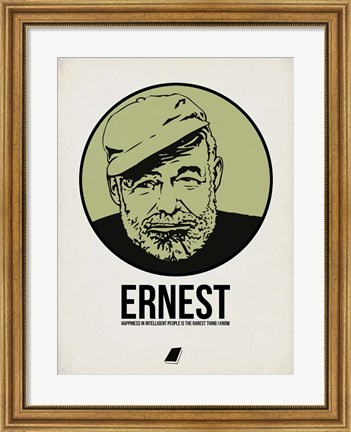 Framed Ernest 2 Print