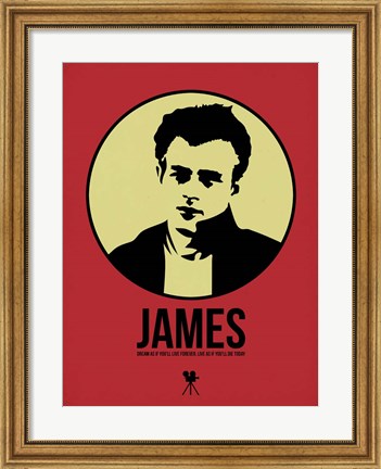 Framed James 2 Print