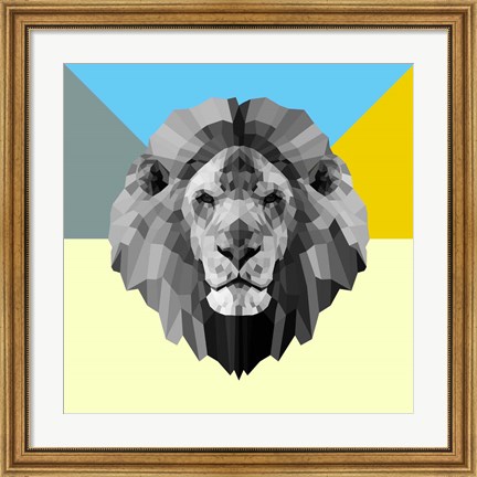 Framed Party Lion Print
