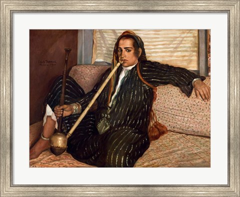 Framed Smoker of Tombac Cairo, 1900 Print