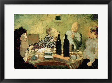 Framed Family After a Meal, 1891 Print